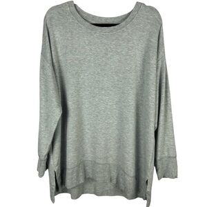 Workshop Republic Clothing Gray Sweater with Modal Size 1X
